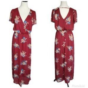Maurices - Floral Print Maxi Dress Boho - Size XXL